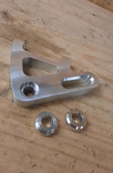 Patte de déport arrière radial Yamaha Dt, version 180mm