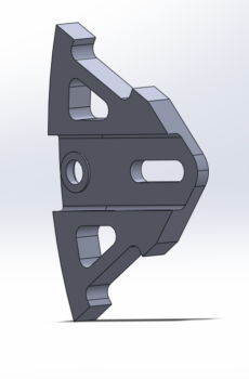 Patte de déport arrière radial Beta double étriers