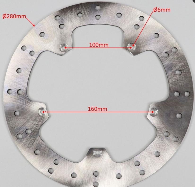 Disque de frein avant Flottant 320mm Aprilia RS 50, Yamaha TZR, MBK Xpower – Image 2